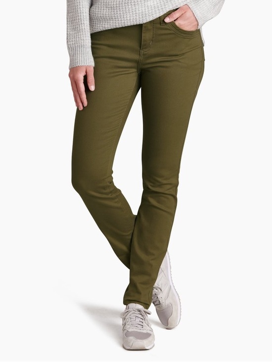 Kuhl Pants - Kuhl Olive Green Skinny Kontour Pants